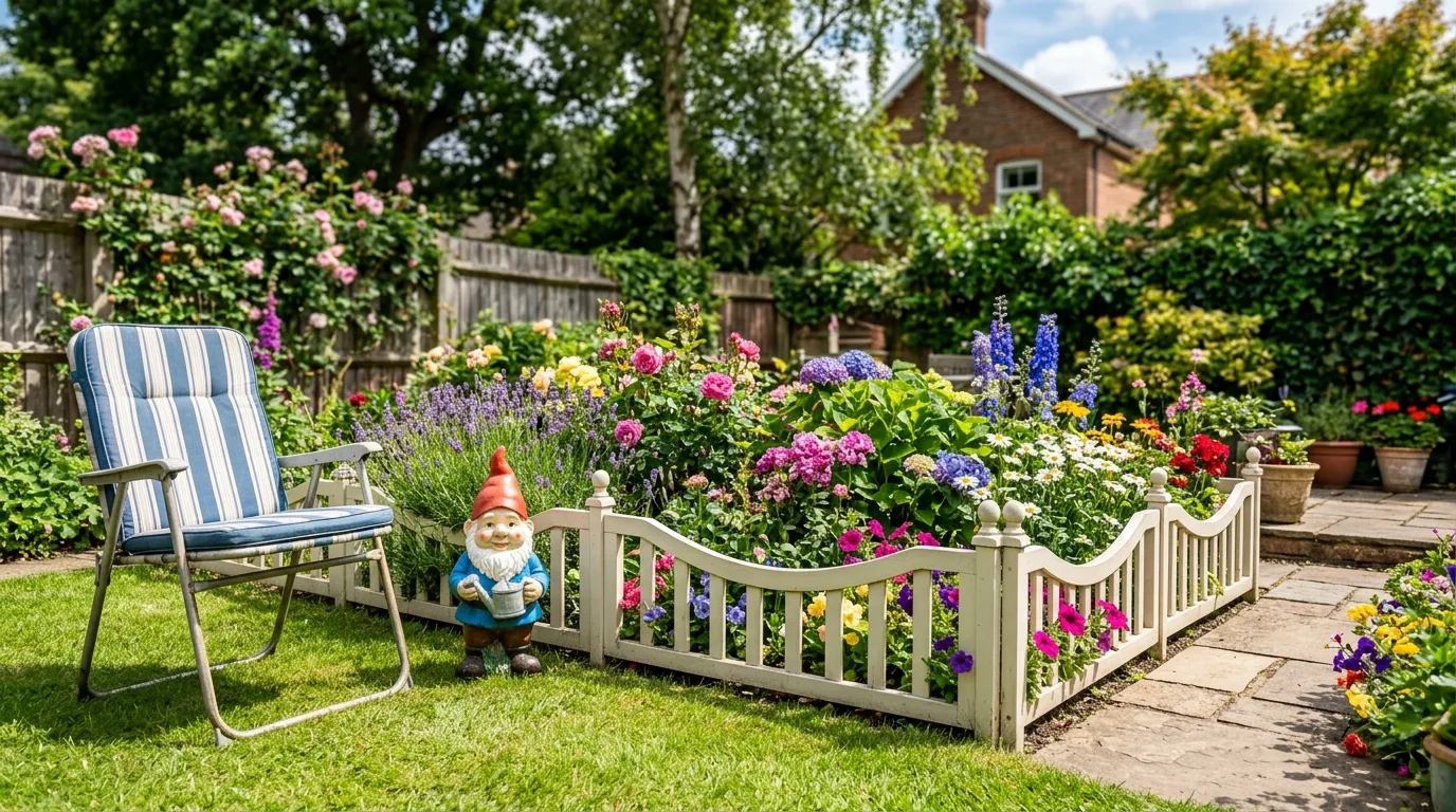 Short Decorative Garden Fence